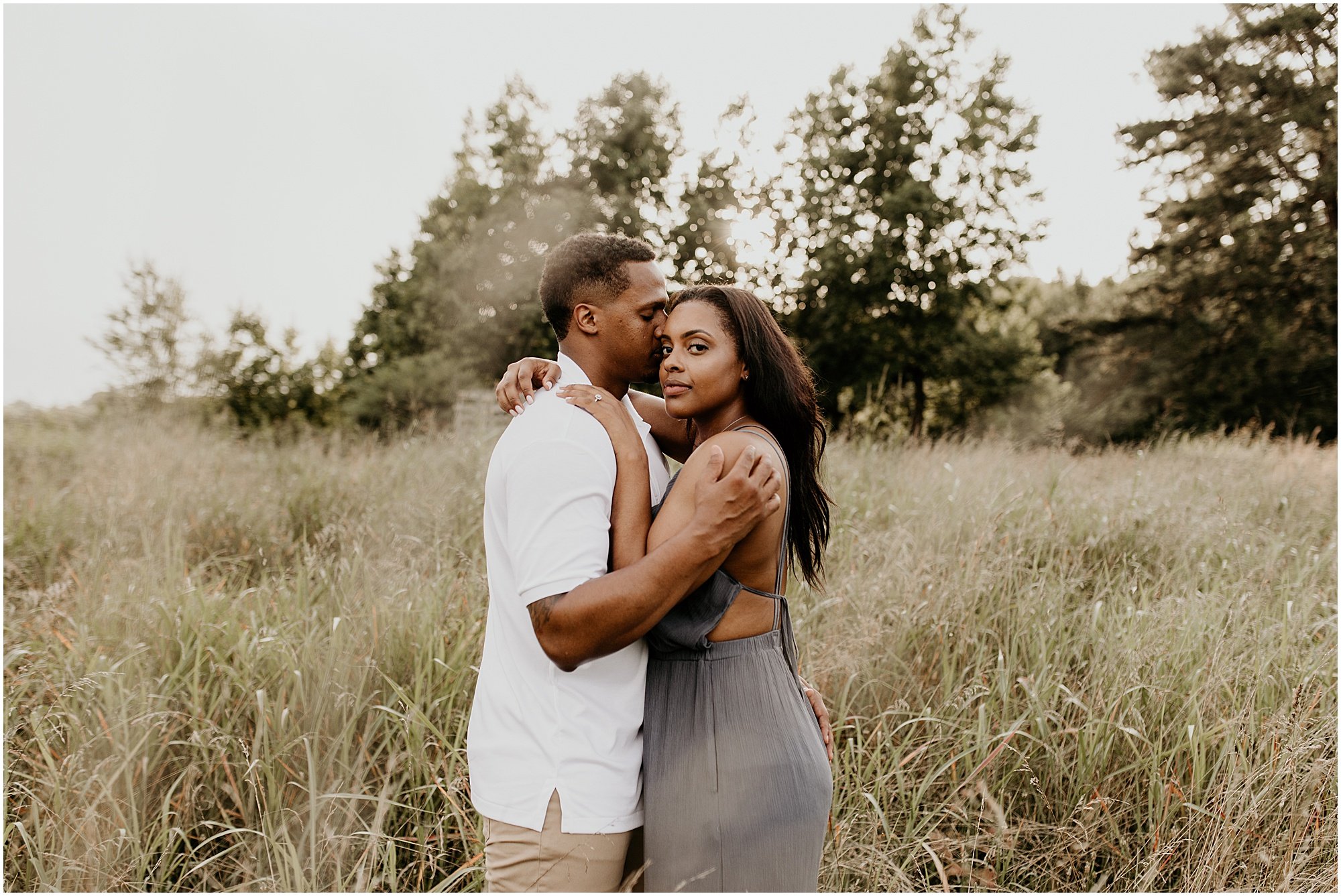 Arabia Mountain Sunset Engagement Session