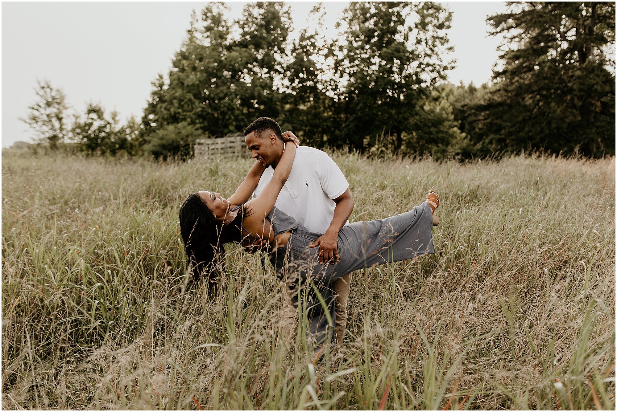 Arabia Mountain Sunset Engagement Session