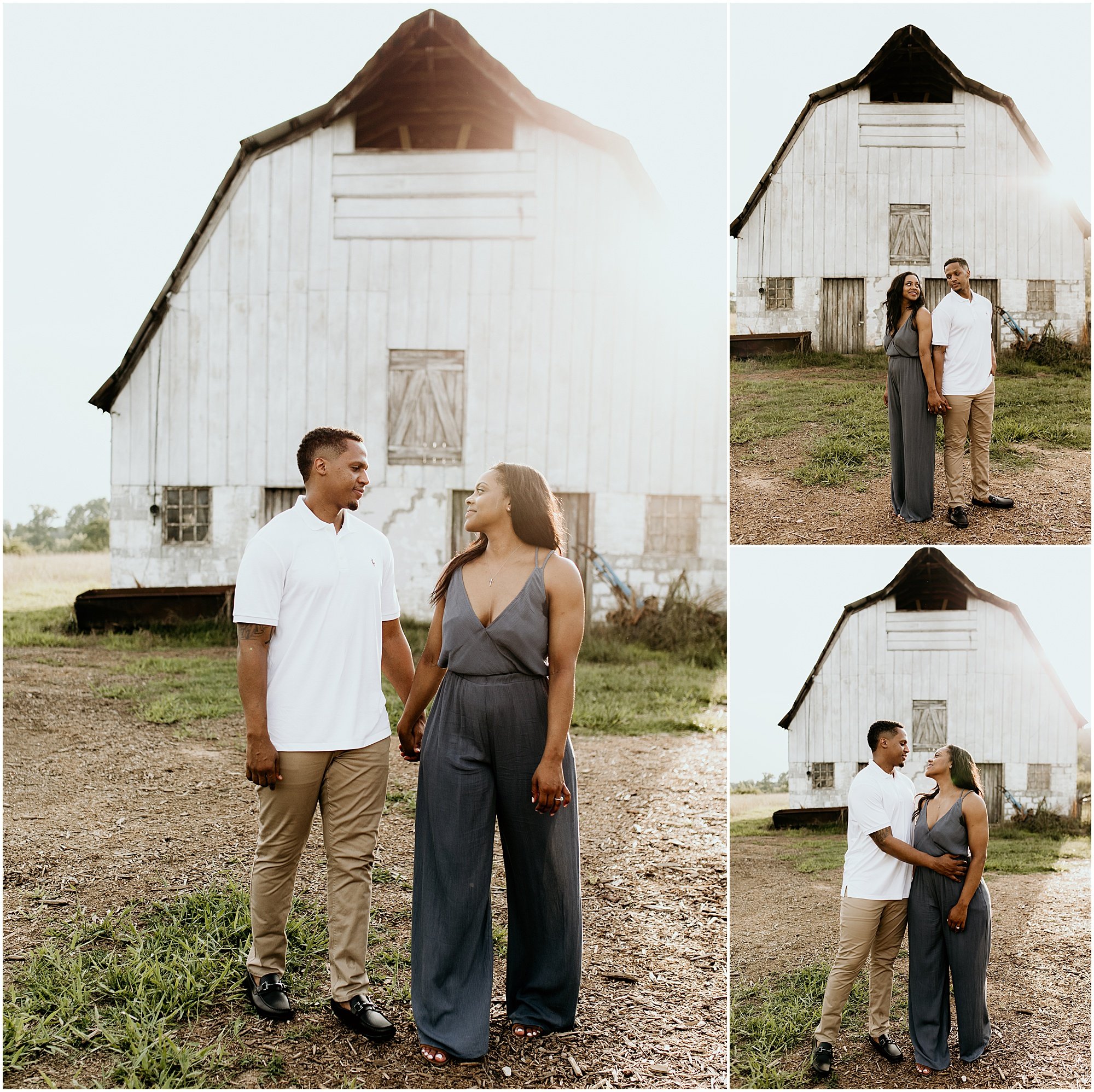 Arabia Mountain Sunset Engagement Session