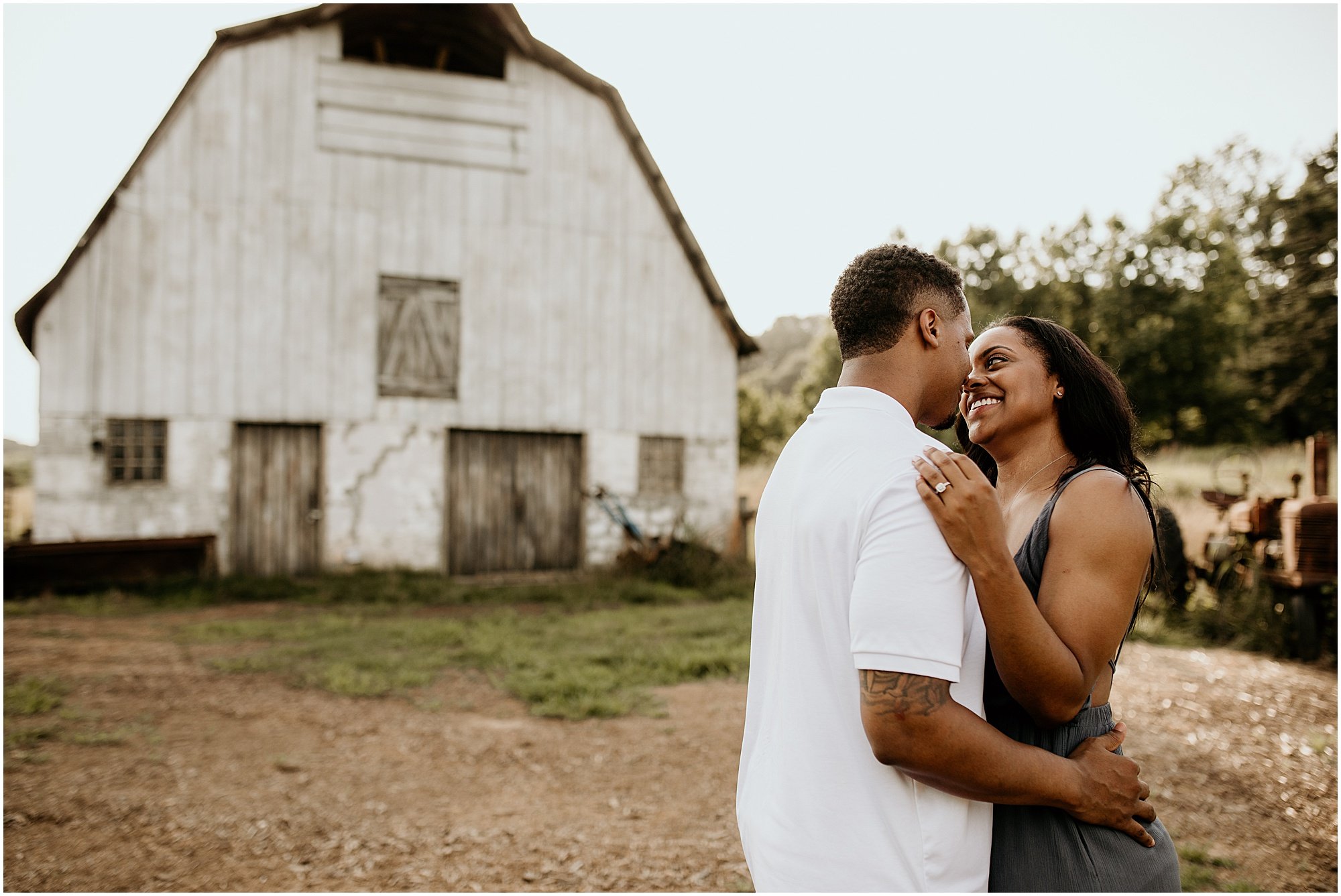 Arabia Mountain Sunset Engagement Session