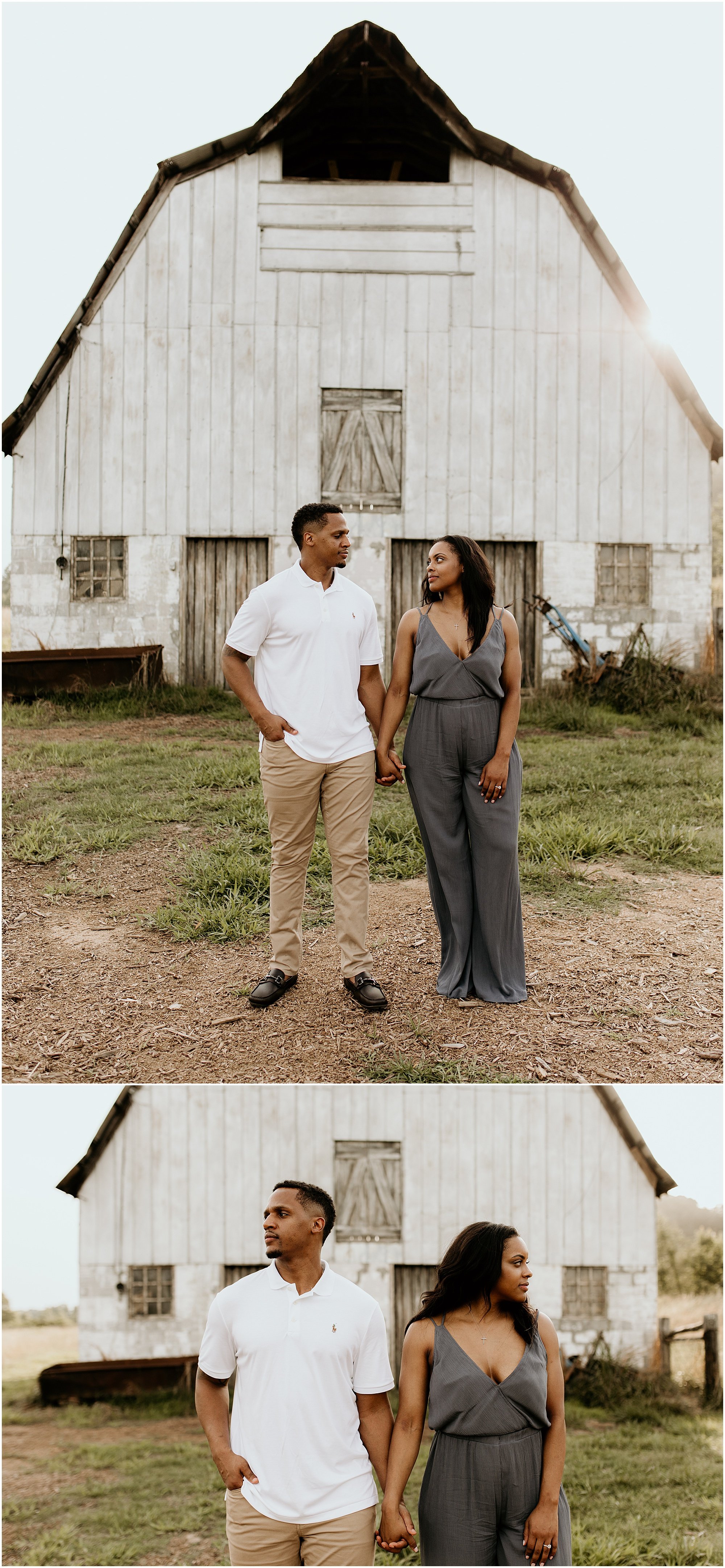 Arabia Mountain Sunset Engagement Session