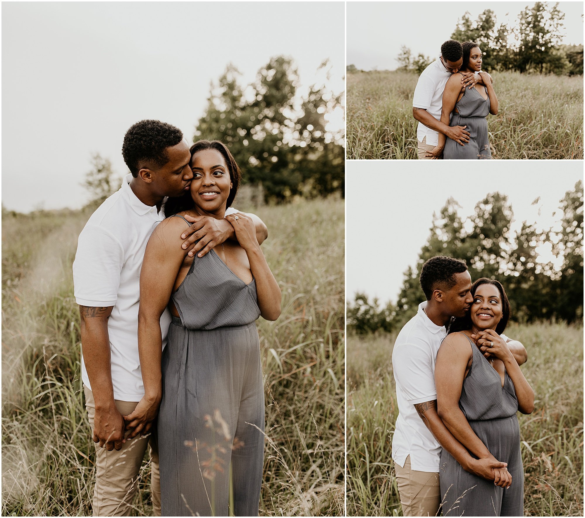 Arabia Mountain Sunset Engagement Session