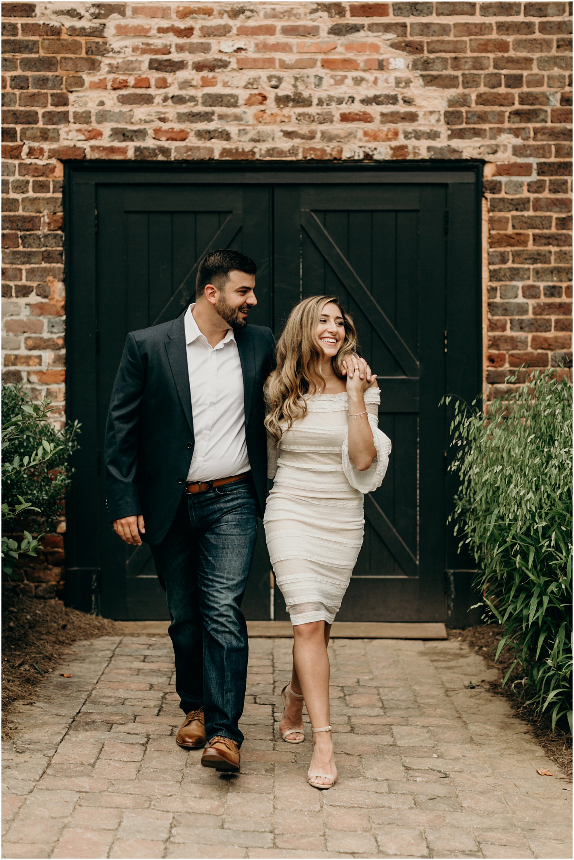 Fun Loving Old Roswell Mill / Downtown Roswell Engagement Session