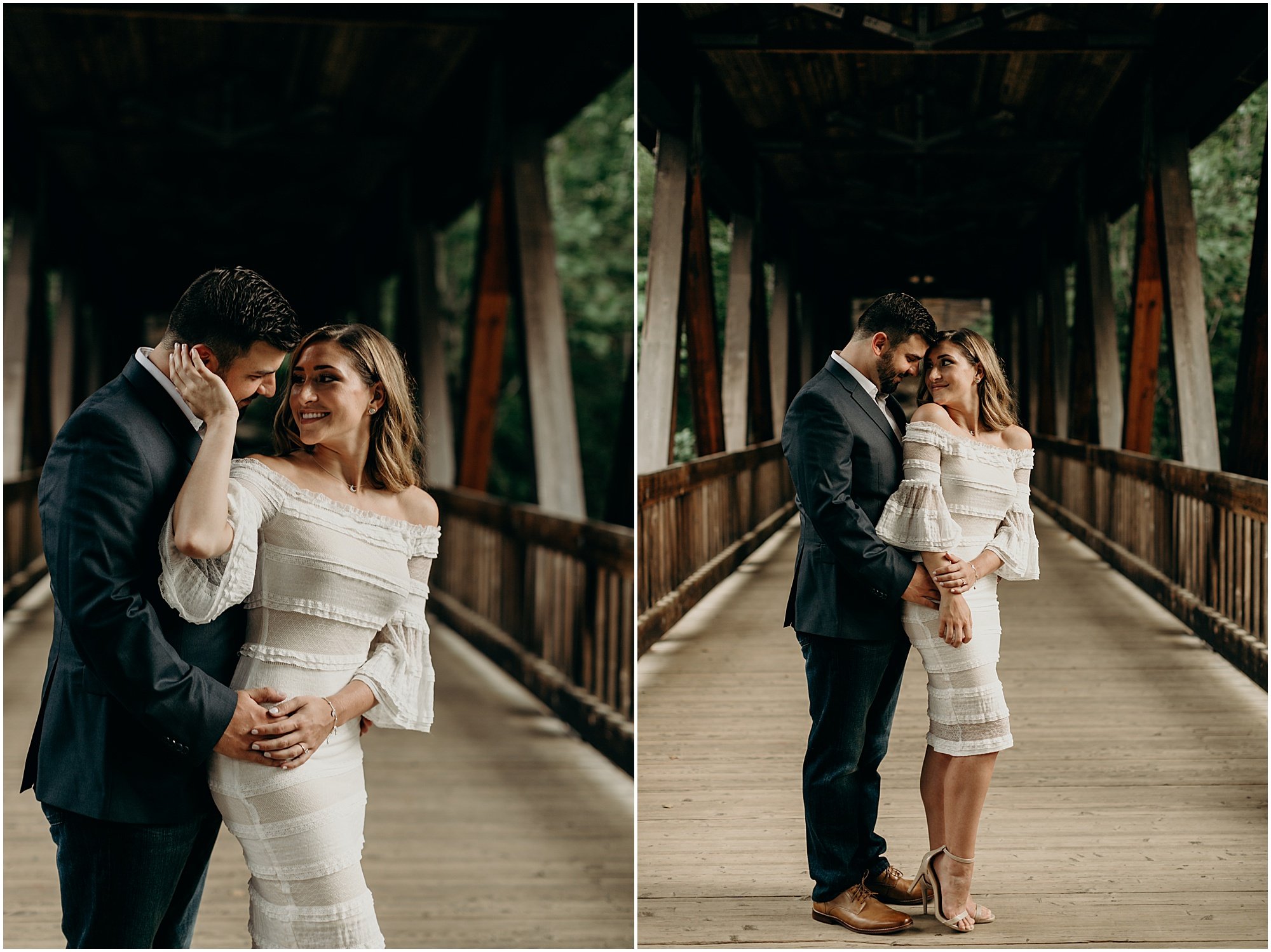Fun Loving Old Roswell Mill / Downtown Roswell Engagement Session