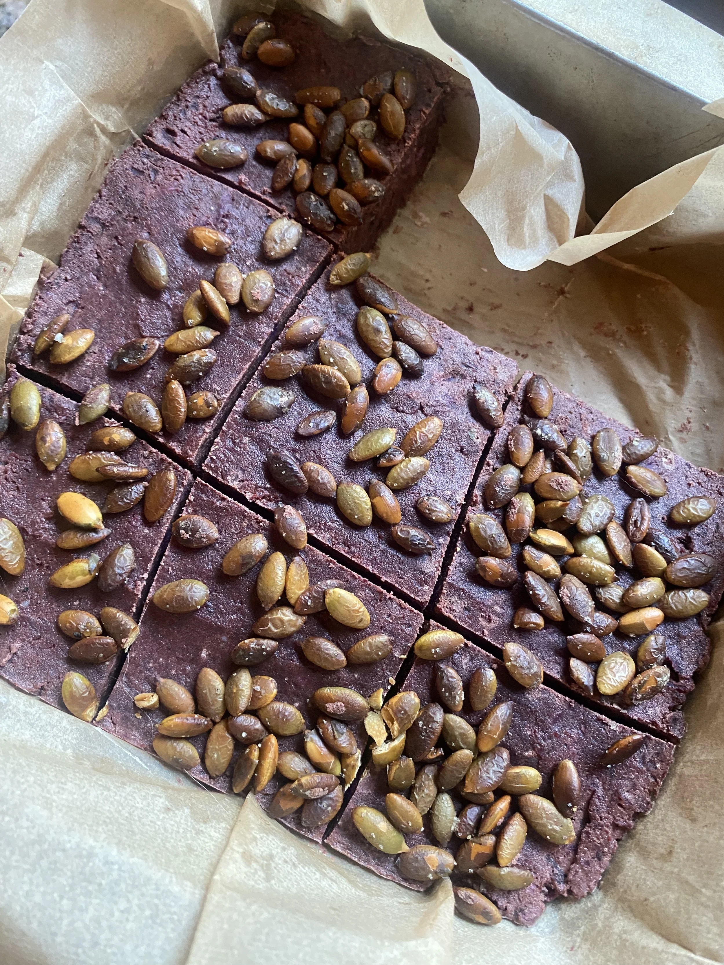 Sweet potato brownies with a Fall kick