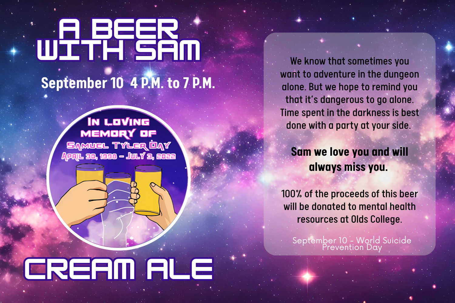 A Beer With Sam
