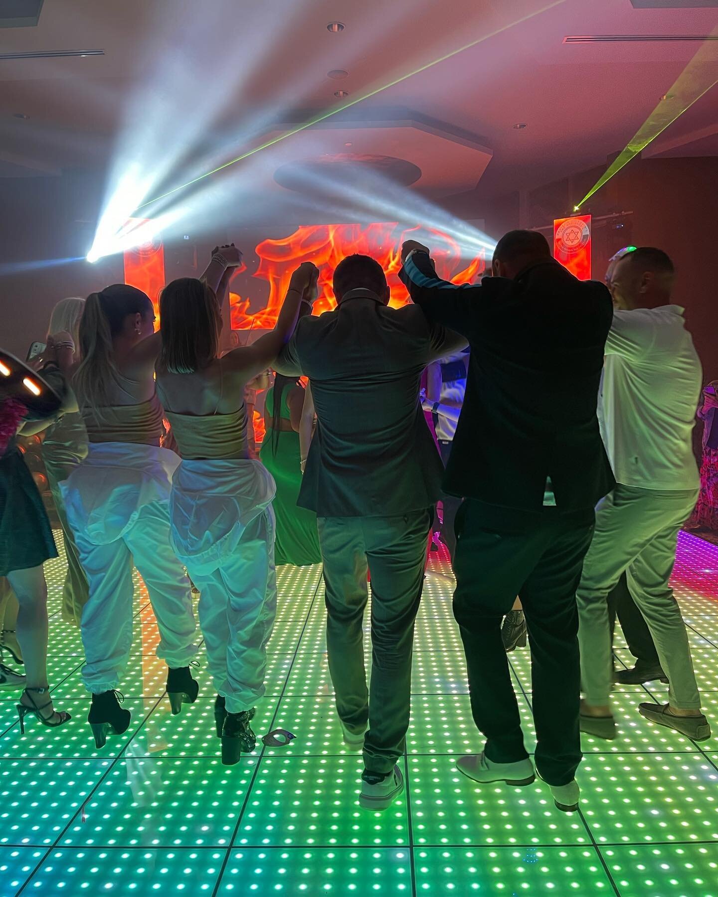 Such a fun time at Daniel, Victoria &amp; Marianna Bar/Bat Mitzvah. Honored to be present and that our Dance-floor helped make this party such a huge success.