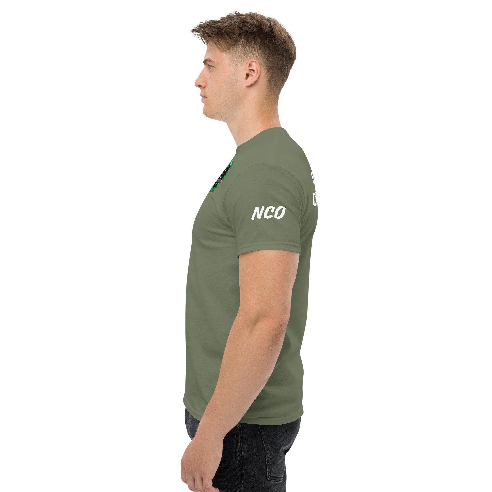 unisex-classic-tee-military-green-left-687663e1d66cf.jpg