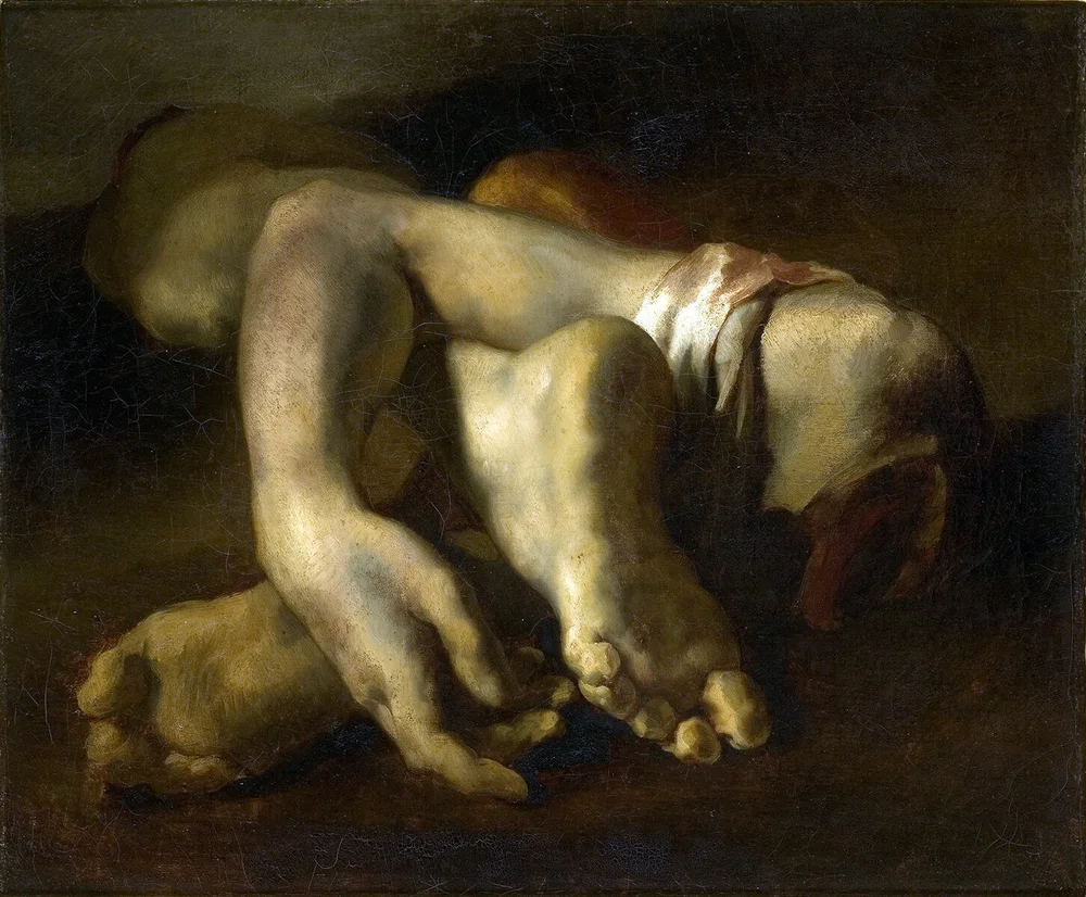  Théodore Géricault,&nbsp; Study of Truncated Limbs , c.1818-19. Oil on canvas.  Musée Fabre, Montpellier . 