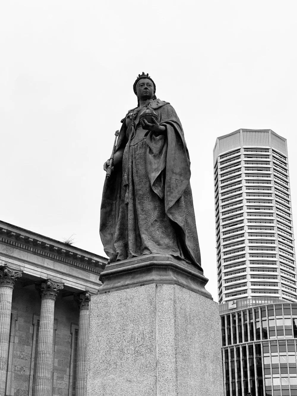 Queen Victoria’s statue at Victoria Square in Birmingham.