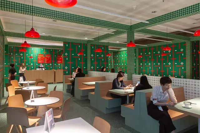  Cha Chaan Teng Café recreated by the Hong Kong Tourism Board at Art Basel Paris 2024. Image from  Art Basel  official website. 
