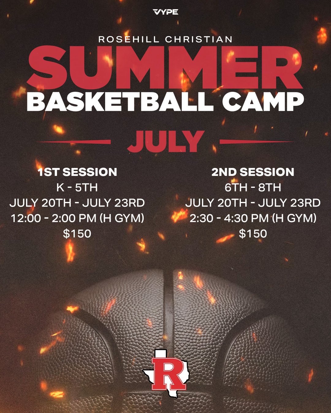Summer Basketball Camp K-5th