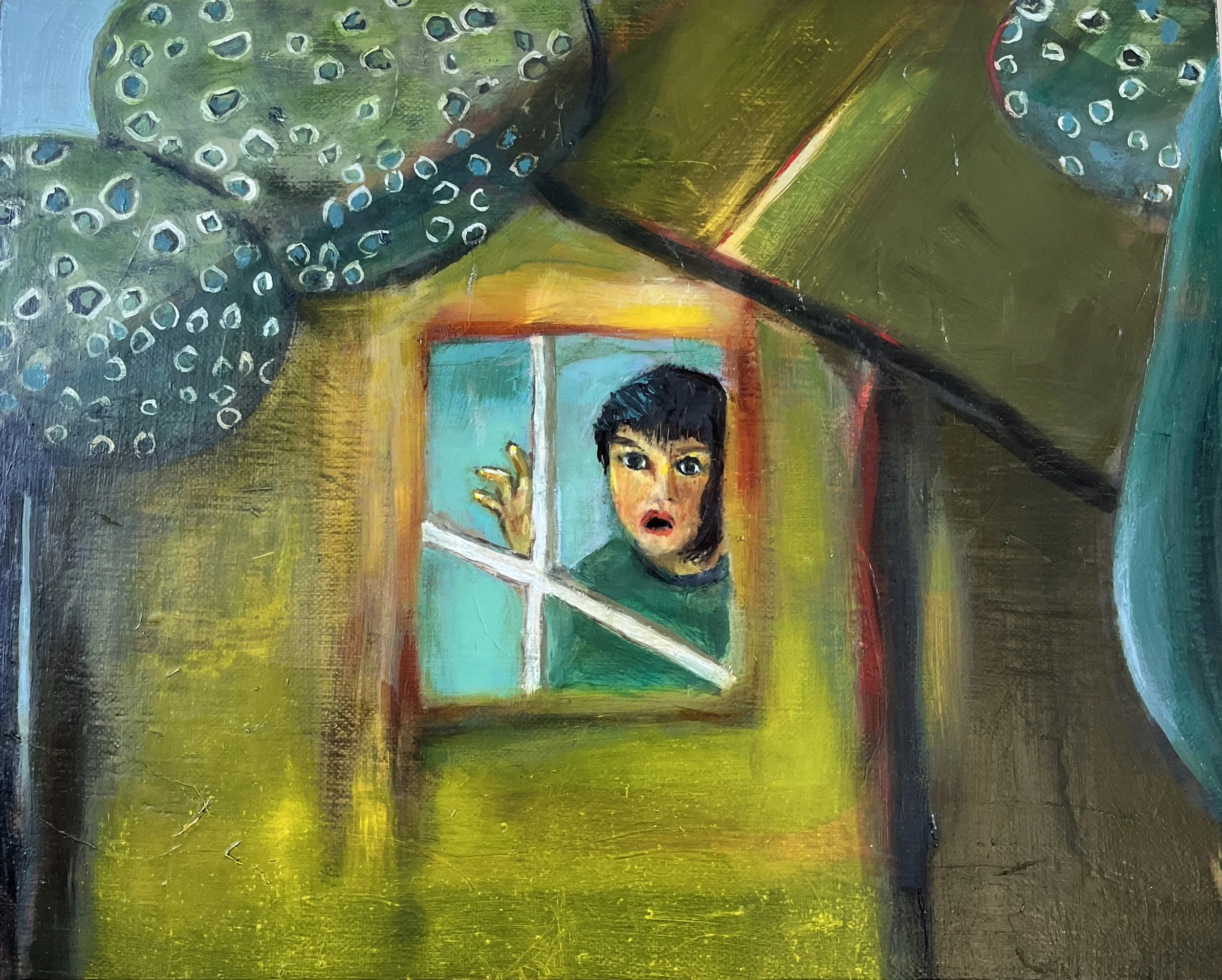 Is That You?, Oil on linen, 11'x14"x1" unframed, 2025