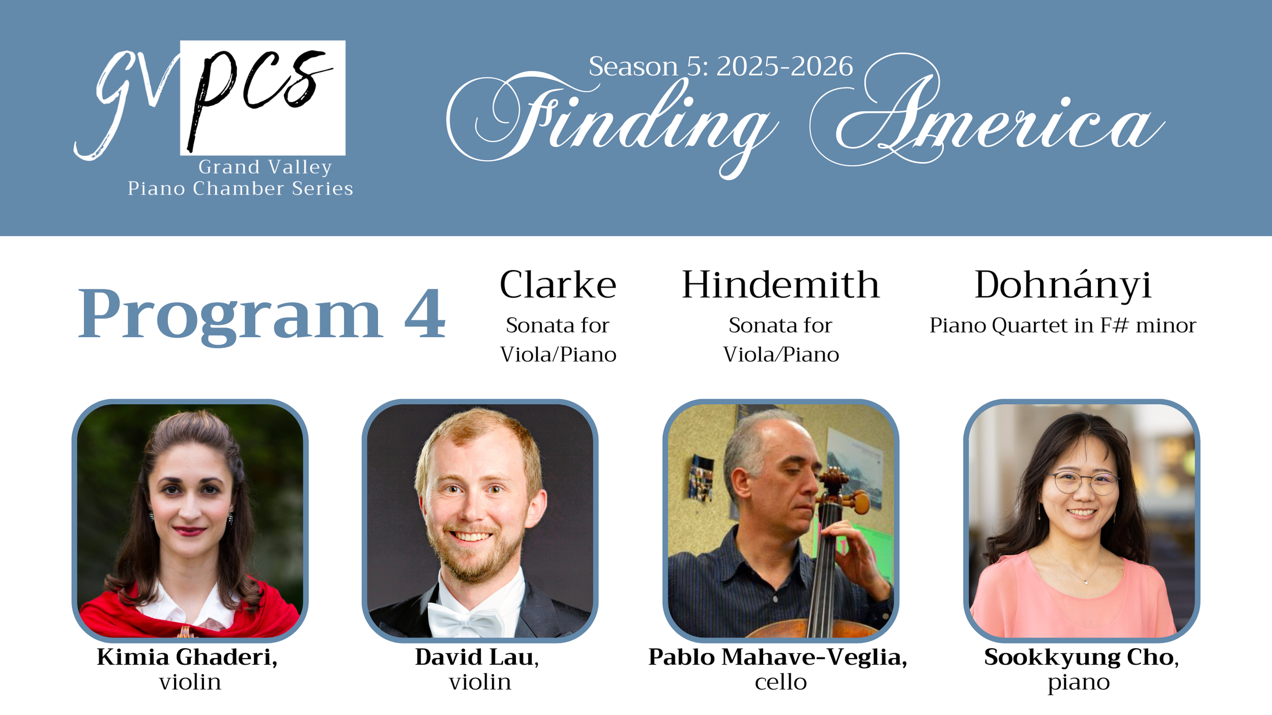 Finding America: Grand Valley Piano Chamber Series