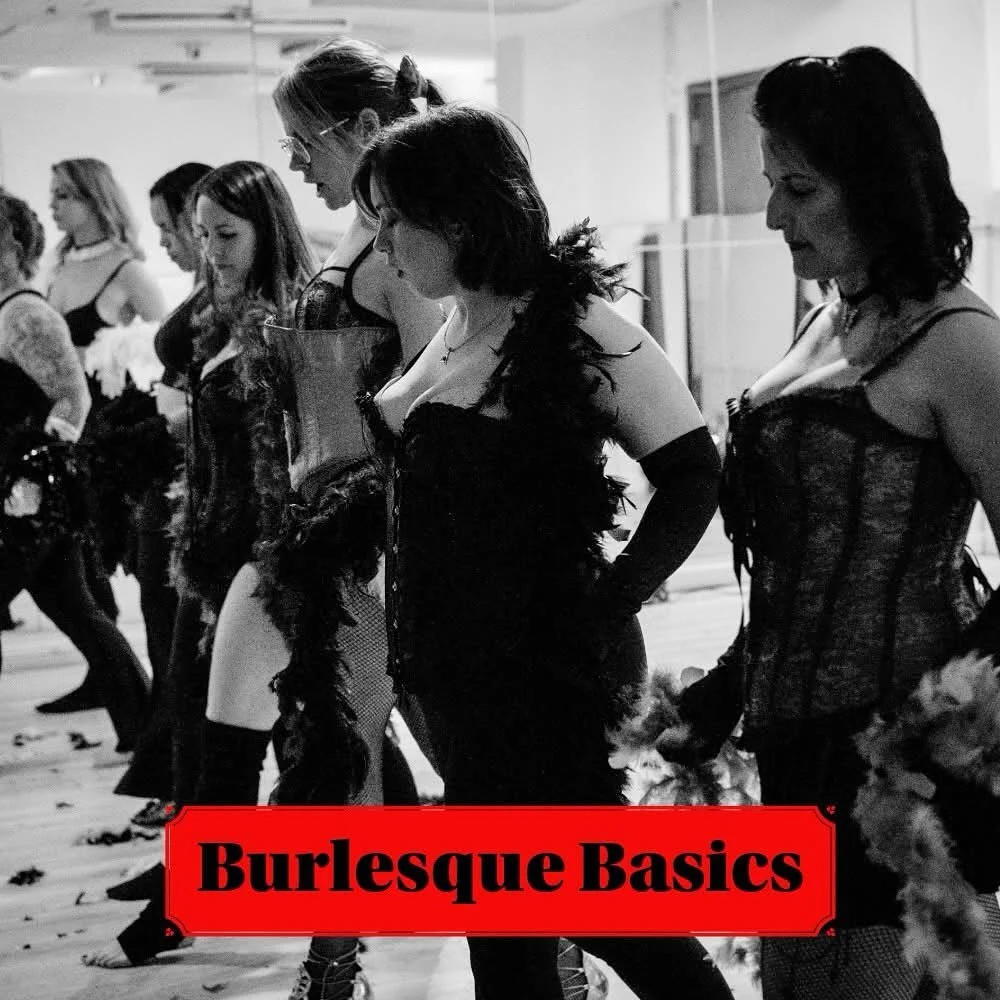 Tonight!  Burlesque is the most low-pressure class we offer &mdash; come play, pose, and strut at your own pace. #dancefitness #burlesque #funfit  taught by the fabulous performer @stella_rose_8313