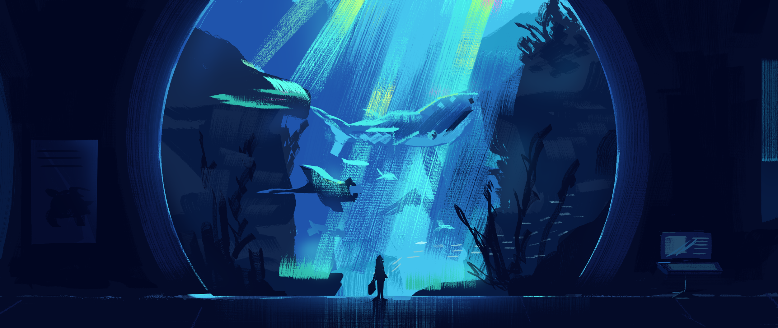 Aquarium Concept. Personal Project:  Saadine