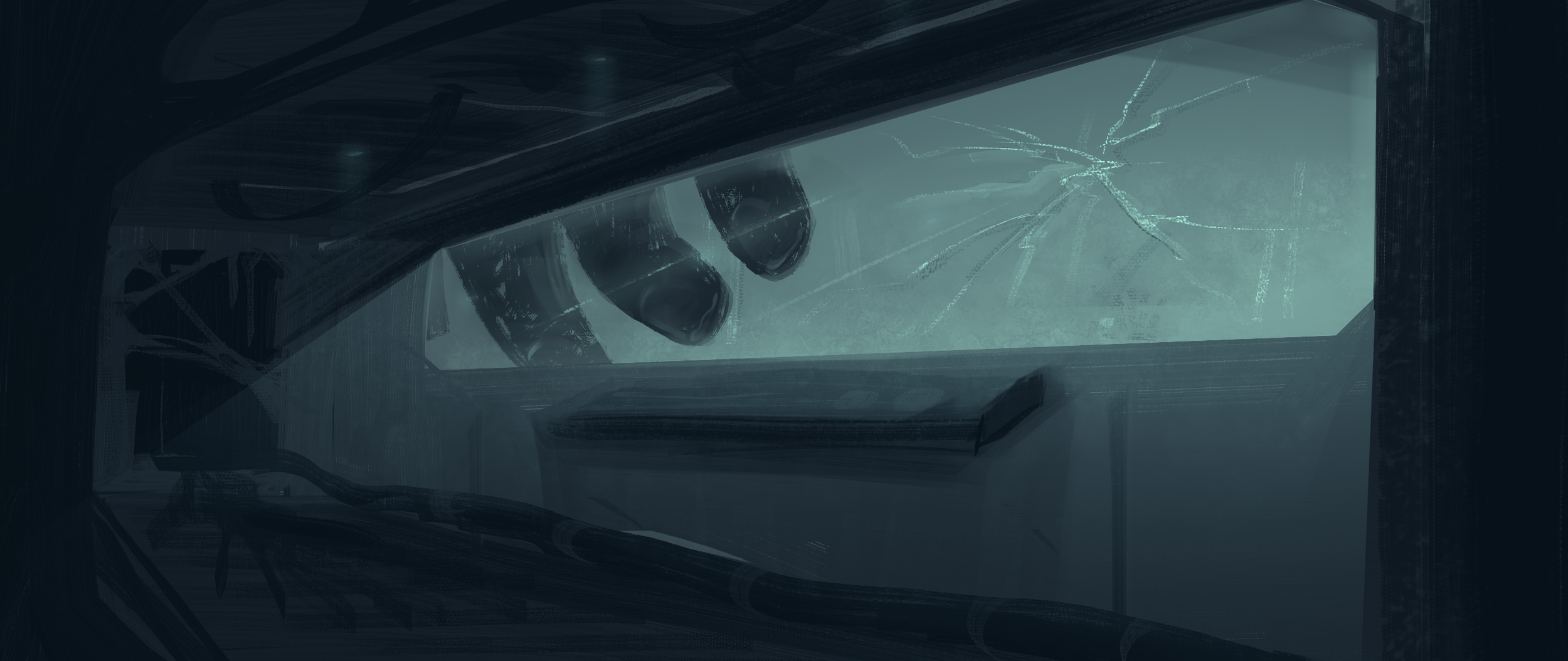 Abandoned Hospital Facility I. Studio Work: Dark Emerald Gaming Studios, 'Enci's Solution.'