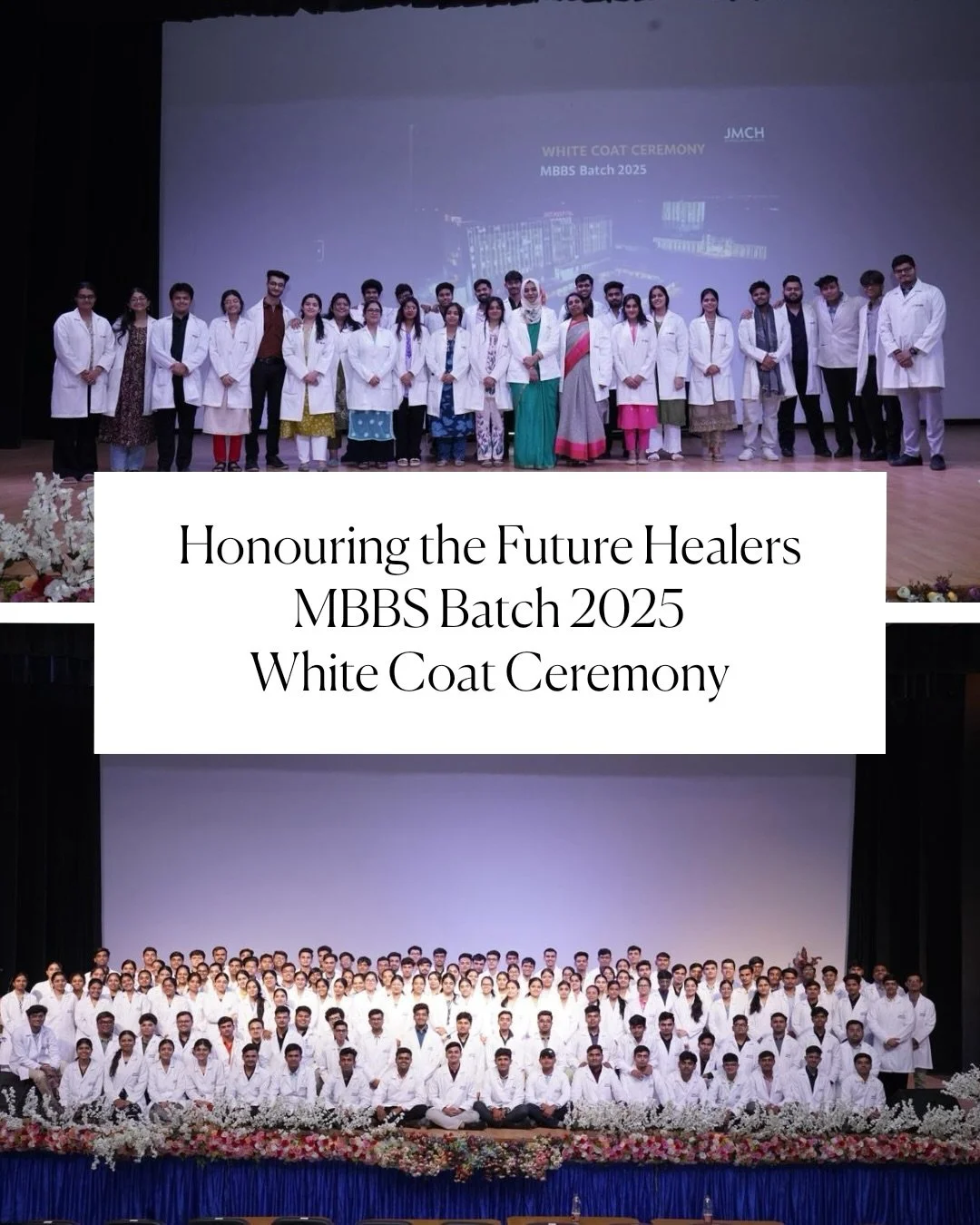A proud moment for our future doctors! 🤍🩺

The White Coat Ceremony marked the beginning of their medical journey, with Dr. Deepak Verma (@deepakverma7100 ), inspiring the MBBS 2024 batch to uphold the highest standards of care. The students were cl