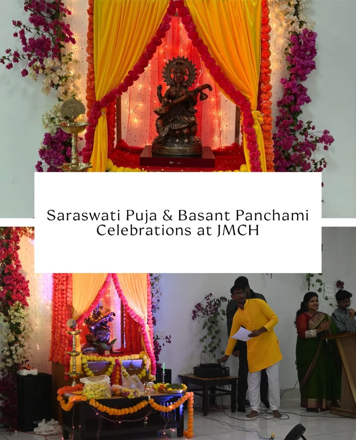 Yellow vibes, festive smiles, and positive energy all around ✨

Celebrating Basant Panchami at JMCH Hospital, Jodhpur spreading happiness, harmony and the spirit of togetherness across our hospital family.

#BasantPanchamiVibes #JMCHHospital #Festiva