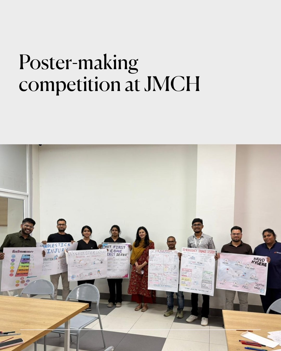 Who knew medicine could be this creative? 

Our MBBS interns took a break from the wards to participate in an exciting Poster Making Competition! They did an amazing job turning complex medical topics into beautiful, easy-to-understand posters.

We a
