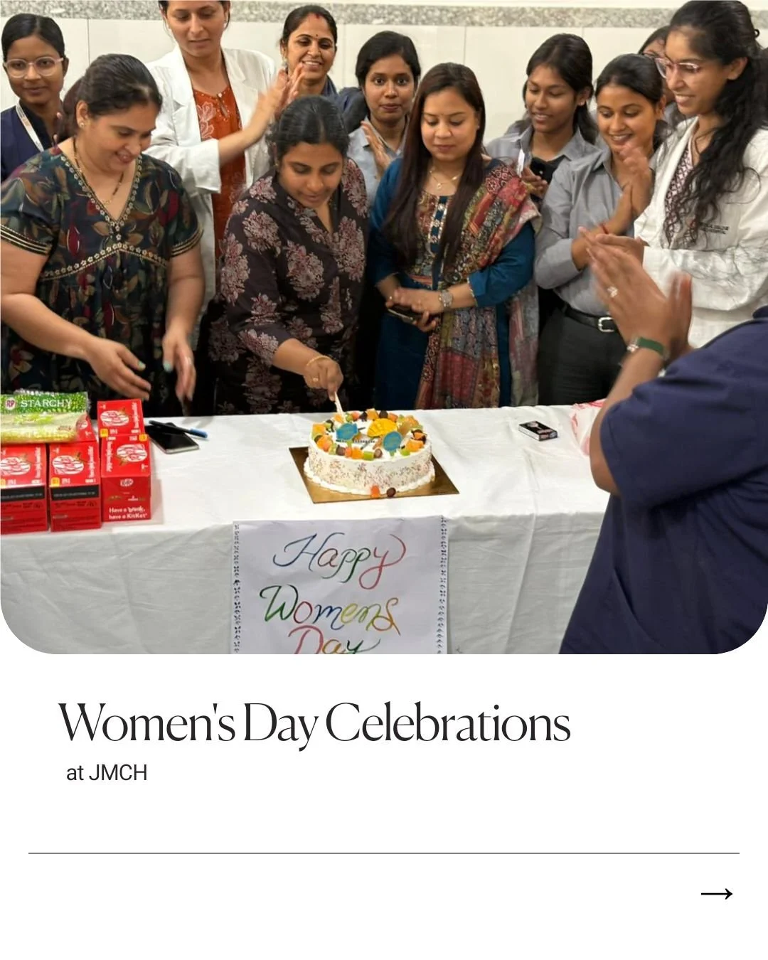 Celebrating the strength, dedication, and compassion of women in healthcare. 💙

The team at JIET Medical College &amp; Hospital came together to celebrate International Women&rsquo;s Day with gratitude and joy. From doctors and nurses to healthcare 