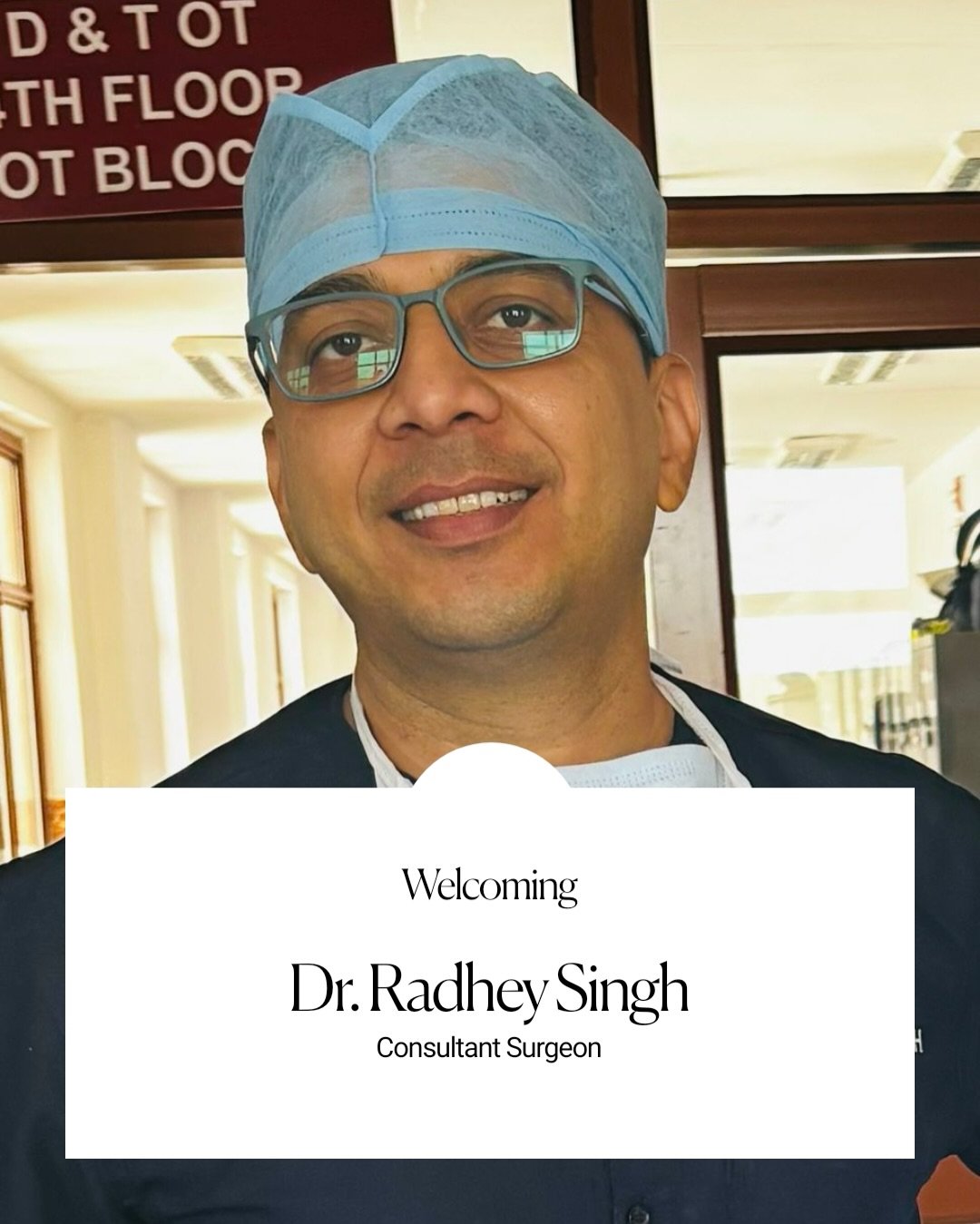 Welcoming excellence to our surgical team 

We are proud to introduce Dr. Radhey Singh, Consultant Surgeon, bringing expertise in general and emergency surgery along with a strong commitment to patient-centric care. 
His dedication to preventive heal