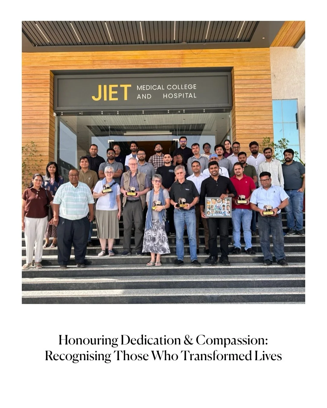 Honouring Dedication &amp; Compassion: Recognising Those Who Transformed Lives

JMCH successfully organised a Free P&amp;O Surgery Camp in collaboration with Ishwar NGO, where a team of dedicated doctors from the NGO led life-changing interventions f