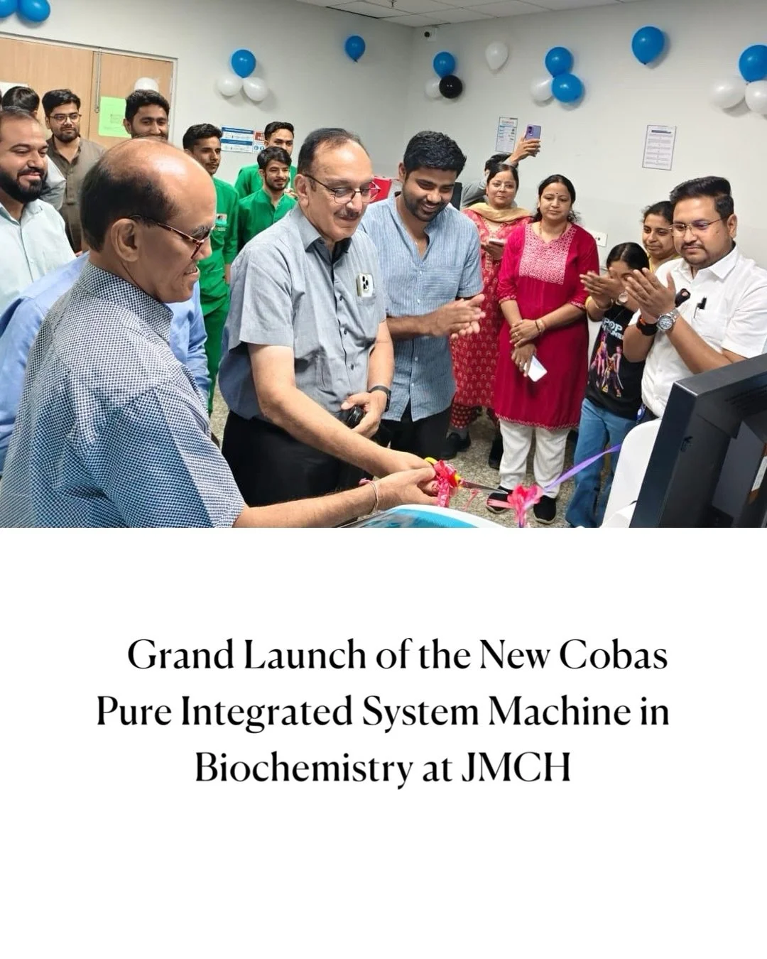 JIET Medical College &amp; Hospital marks a new milestone in healthcare with the launch of the Cobas Pure Integrated Solutions Instrument at the Department of Central Laboratory, Biochemistry🔬

Designed for faster reporting, enhanced accuracy, and s