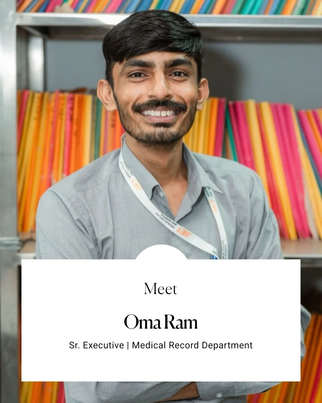 Celebrating excellence in our Medical Record Department! 📝

Meet Oma Ram, our Senior Executive, who has spent the last two years ensuring that the backbone of our hospital&rsquo;s data remains flawless and secure. From maintaining strict data integr