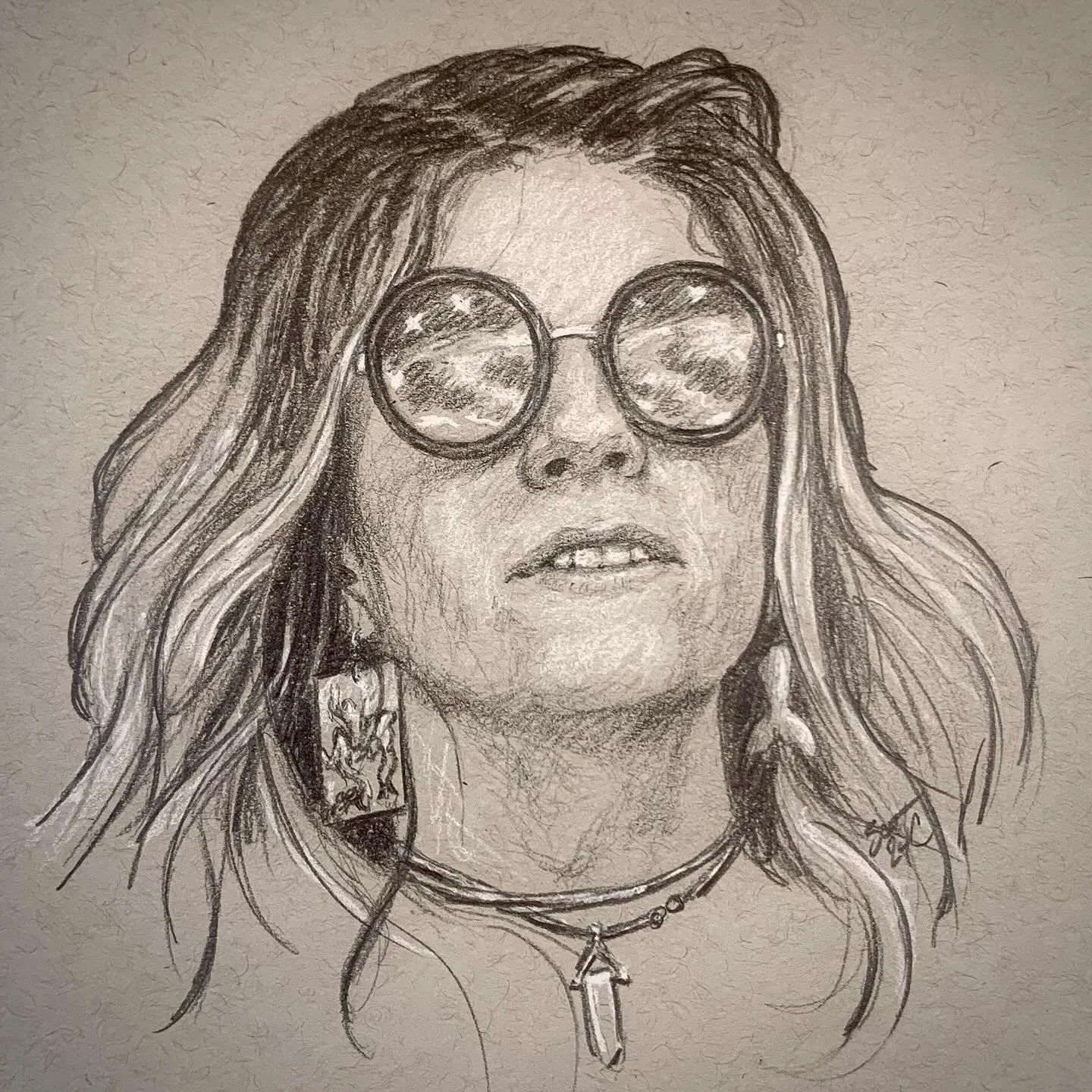 Day 2 - @desiree_cross - Graphite &amp; General&rsquo;s Pastel Chalk Pencil on Strathmore Toned Gray Sketch Paper.

Des, you are loved! It was a joy to draw you. I had fun with your sunglasses. 😎 Thanks for your patience with your request from last 