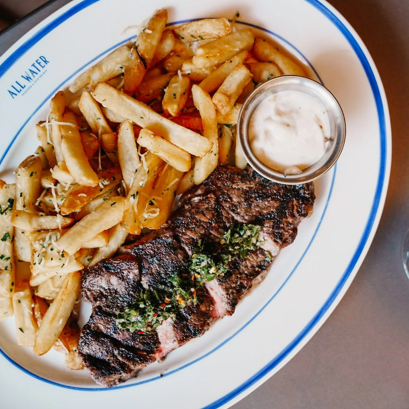 All Water Seafood & Oyster Bar Steak Frites