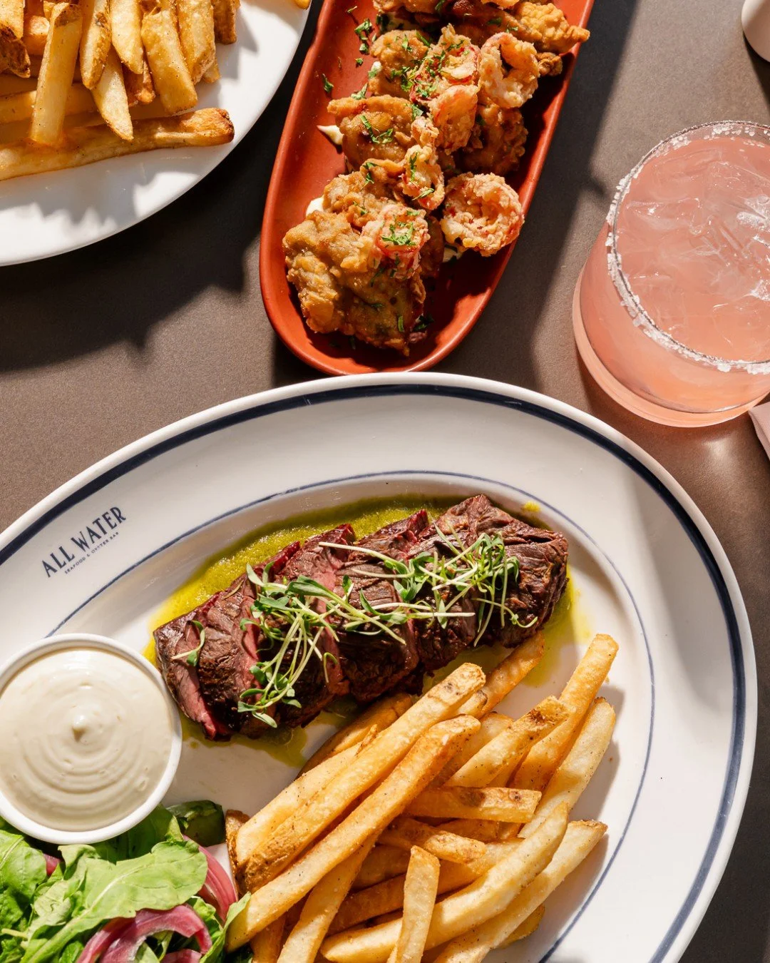 Some spreads speak for themselves. Pull up a chair at All Water.

Reserve your table with the link in our bio!