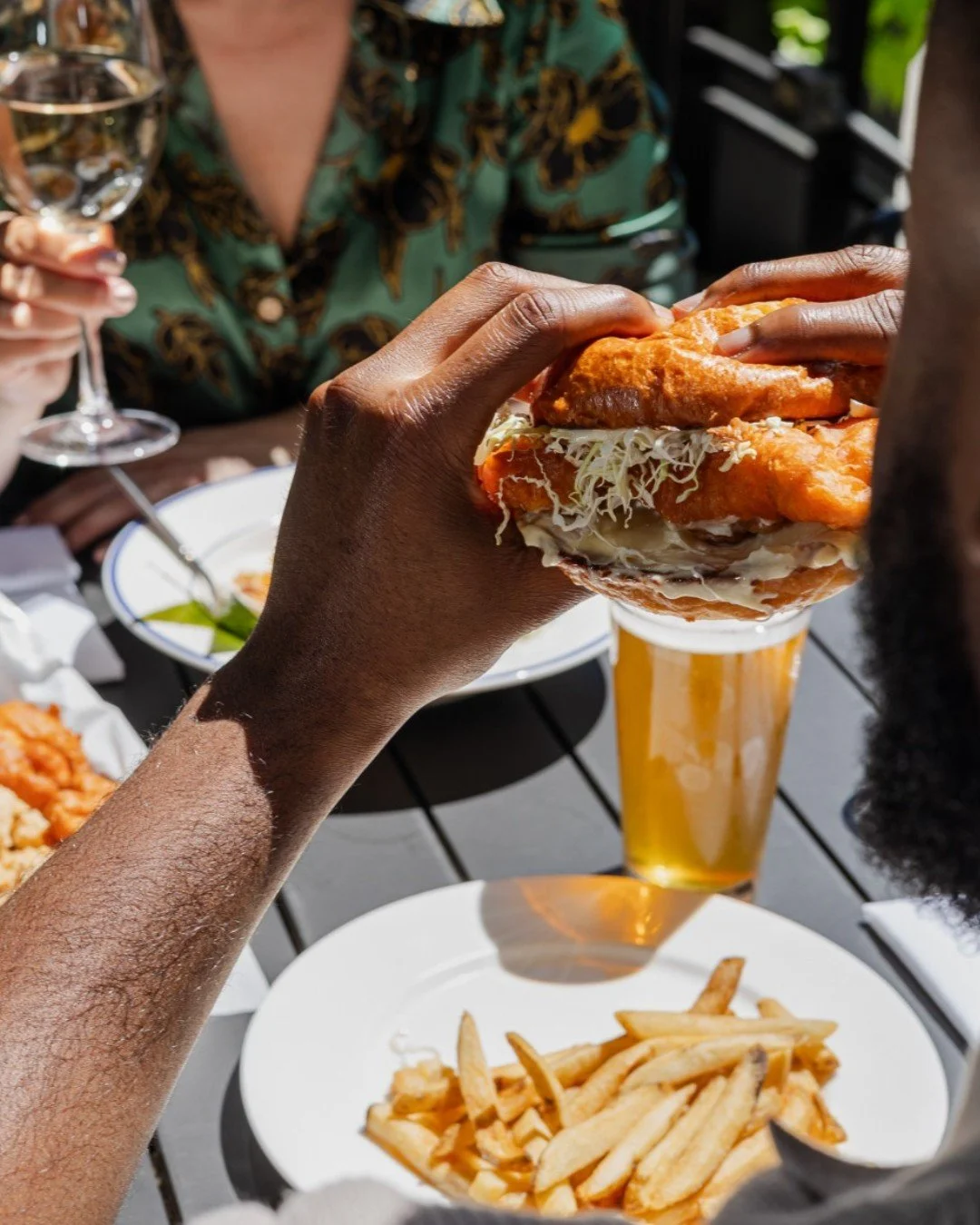 This fish sandwich needs two hands and zero regrets.

Reserve your table with the link in our bio! 

#AllWaterSeafood #SeattleEats