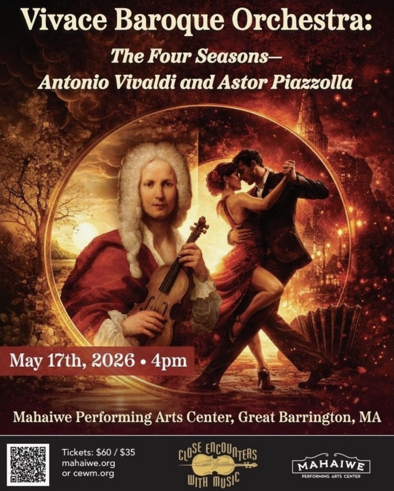 Close Encounters: Vivace Baroque Orchestra: The Four Seasons—Antonio Vivaldi and Astor Piazzolla