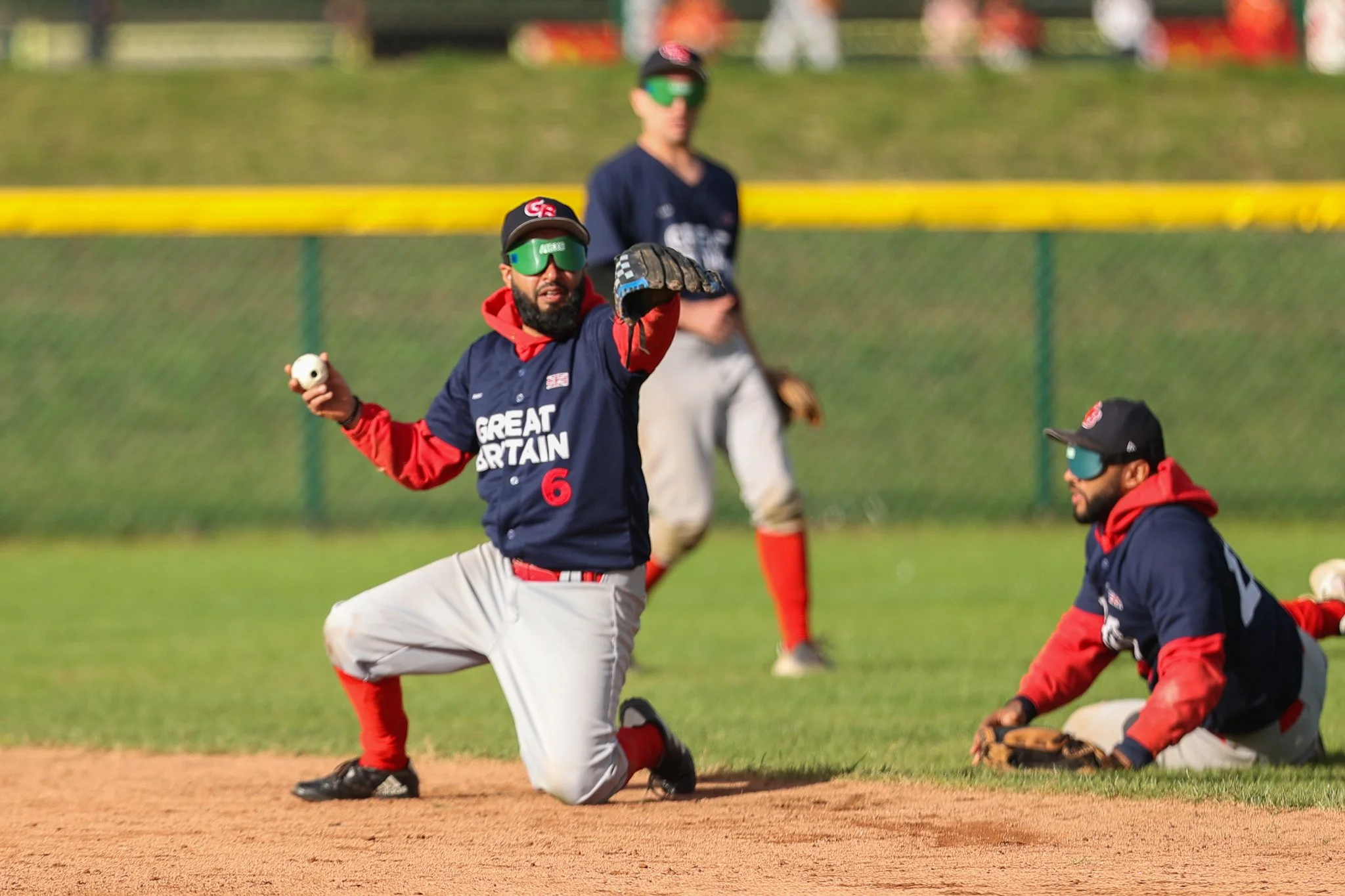 British Blind Baseball sign with the BBF - British Baseball Federation
