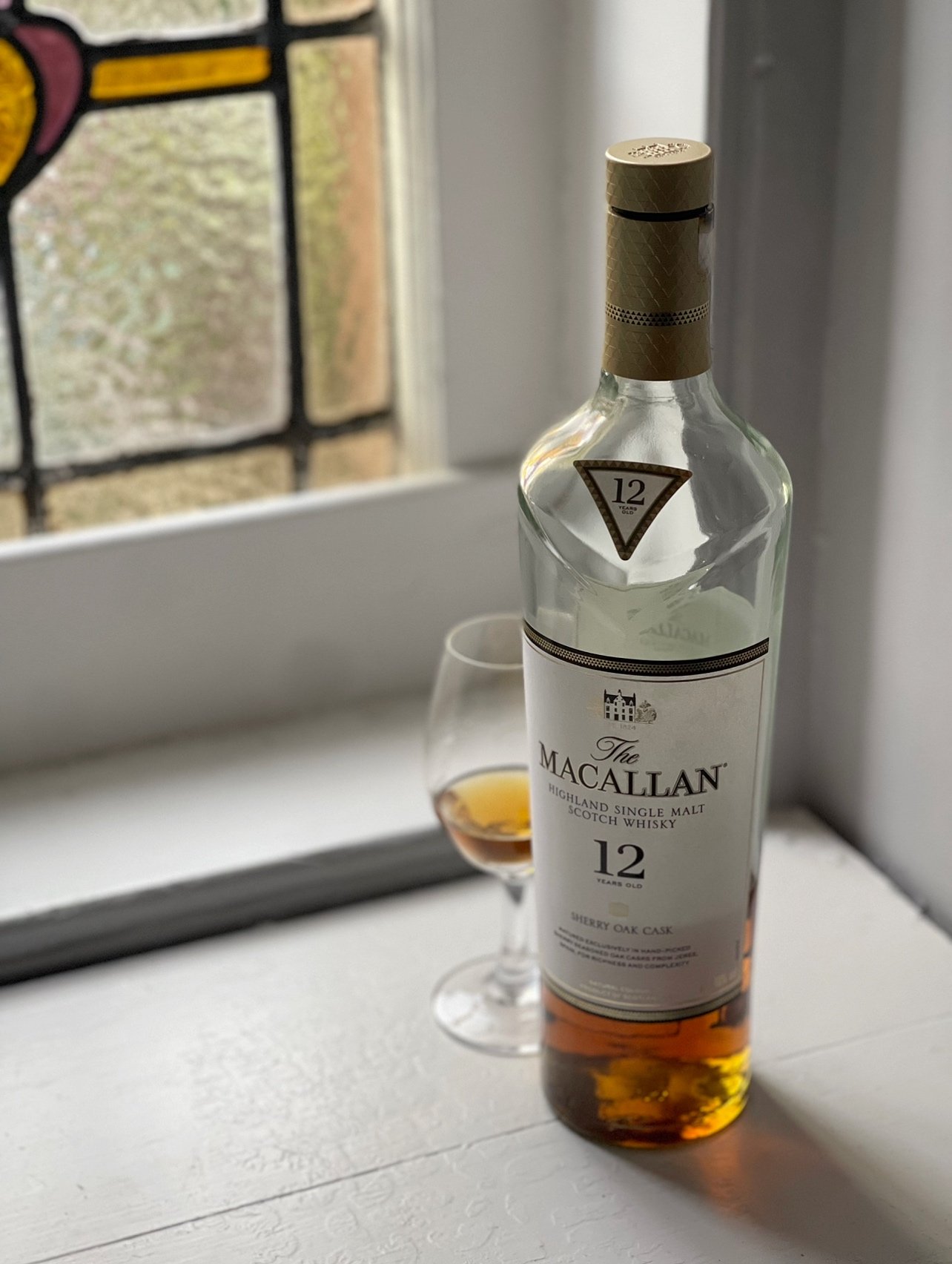 The Macallan Highland Single Malt Scotch Sherry Oak Cask 12 Year Old