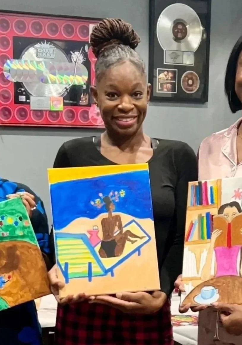 atlanta paint and sip girls night