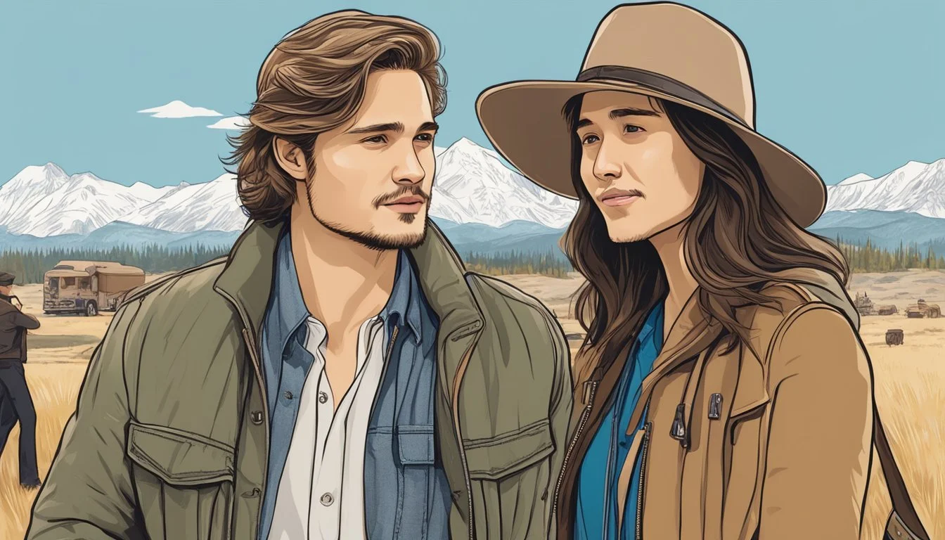 Yellowstone' Stars Luke Grimes &amp; Kelsey Asbille Reveal Celebrity Fan Encounters and On-Set Boundaries