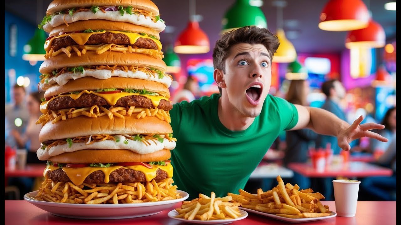 I Ate America’s Most INSANE Fast Food Creations in 24 Hours!