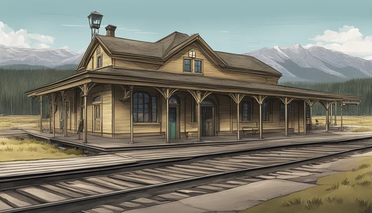 Yellowstone Dutton Ranch Rip Train Station Yellowstone's Train Station: Inside the Real Zone of Death | Legal ...