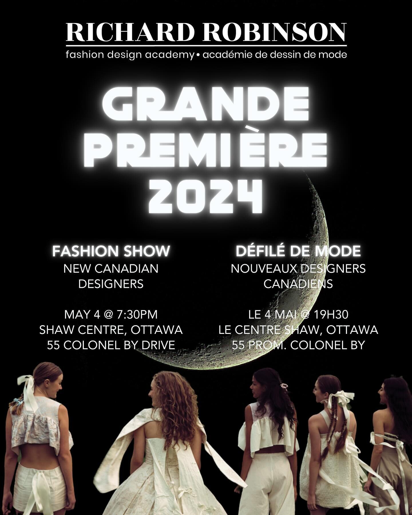Grande Premi&egrave;re 2024 is an annual fashion show celebrating the remarkable talents of our emerging Canadian fashion designers. 

This prestigious event features an exquisite collection of Bustiers, Haute Couture dresses, and garments inspired b