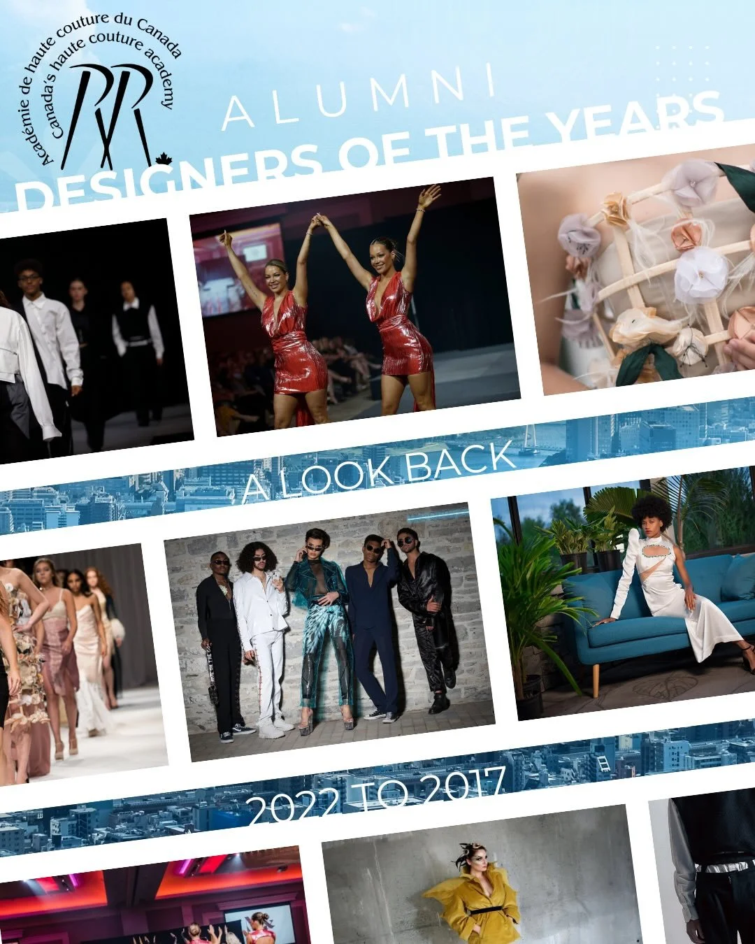 RR ALUMNI SERIES 🥇
Today, they continue to push boundaries with their craftsmanship and unique voice in Canadian fashion. 
#canadianfashion #fashionalumni #hautecouture