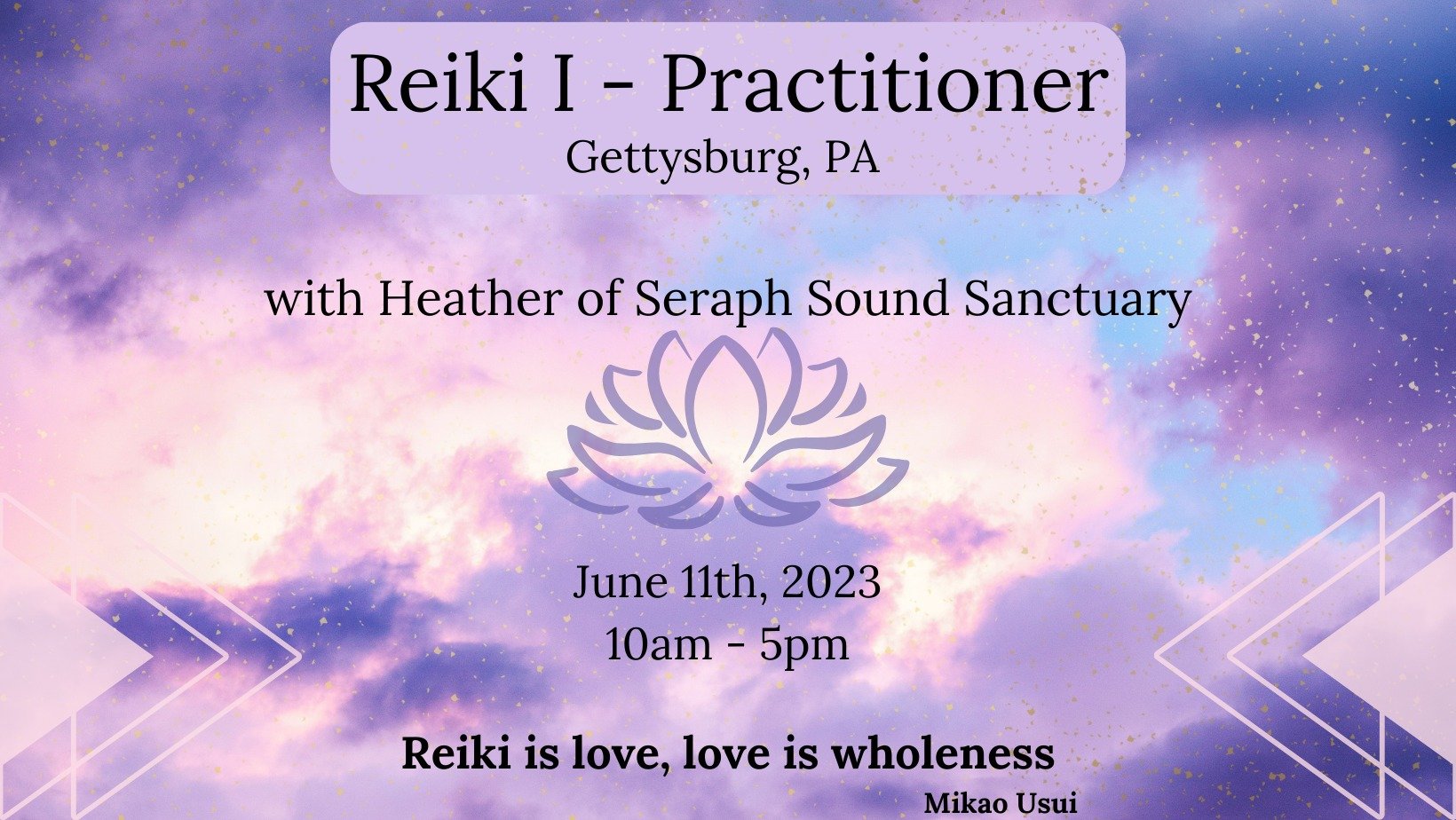 Reiki I - Practitioner