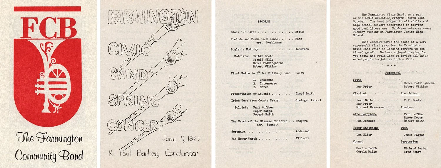 First Concert Program 1967