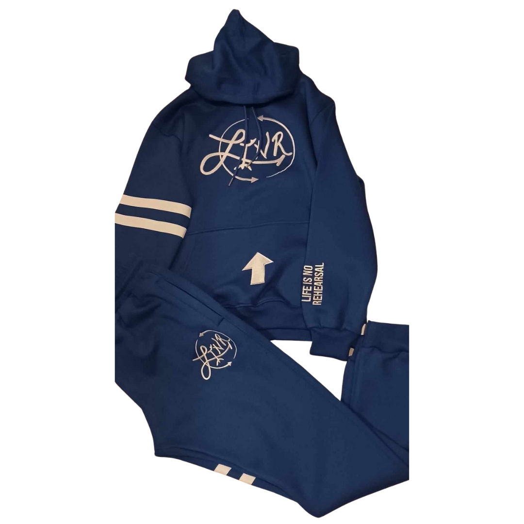 Styled Blue Sweat Suit