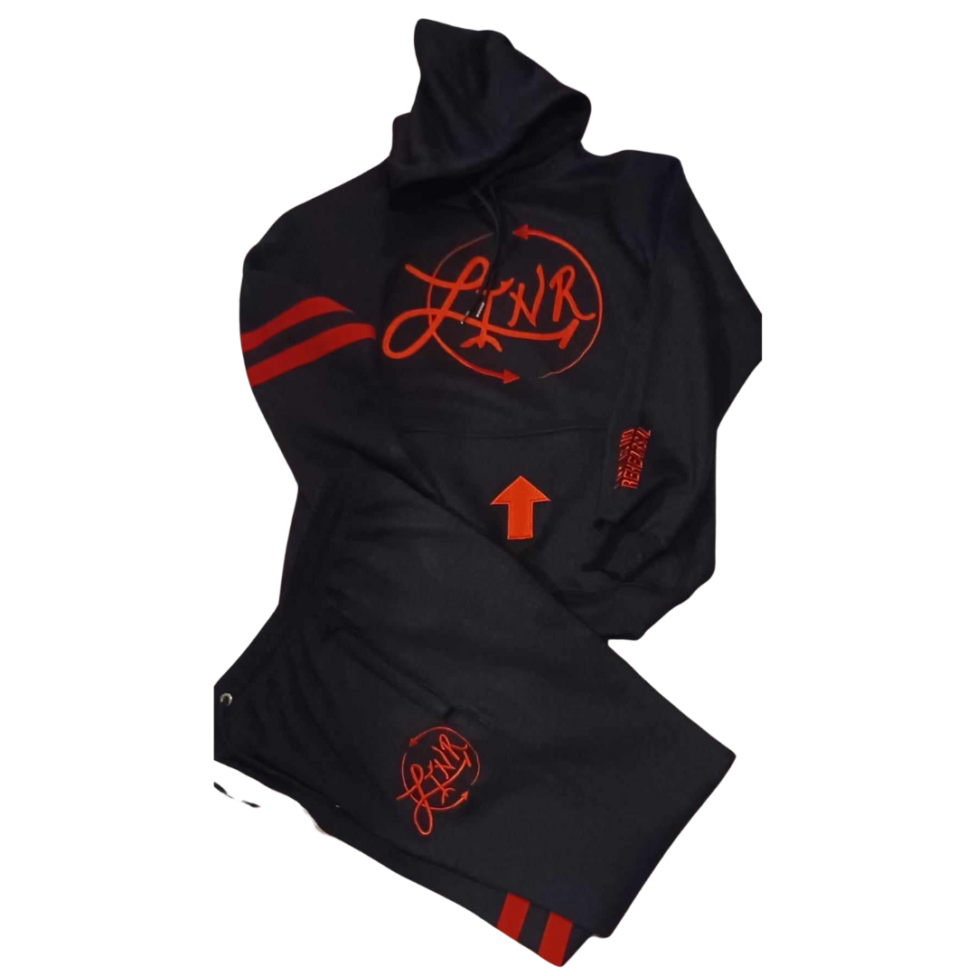 Styled Black Sweat Suit