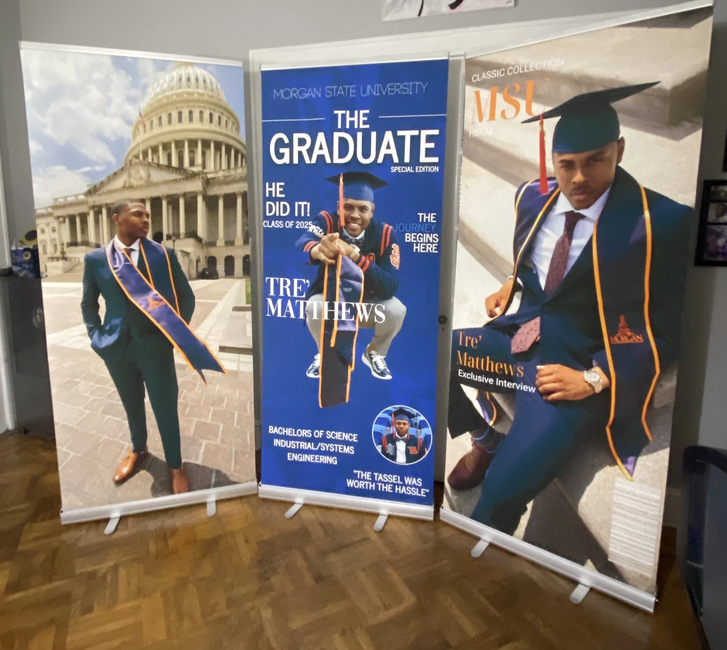 Custom Retractable Banner 33.5 x 78 Roll Up Banner