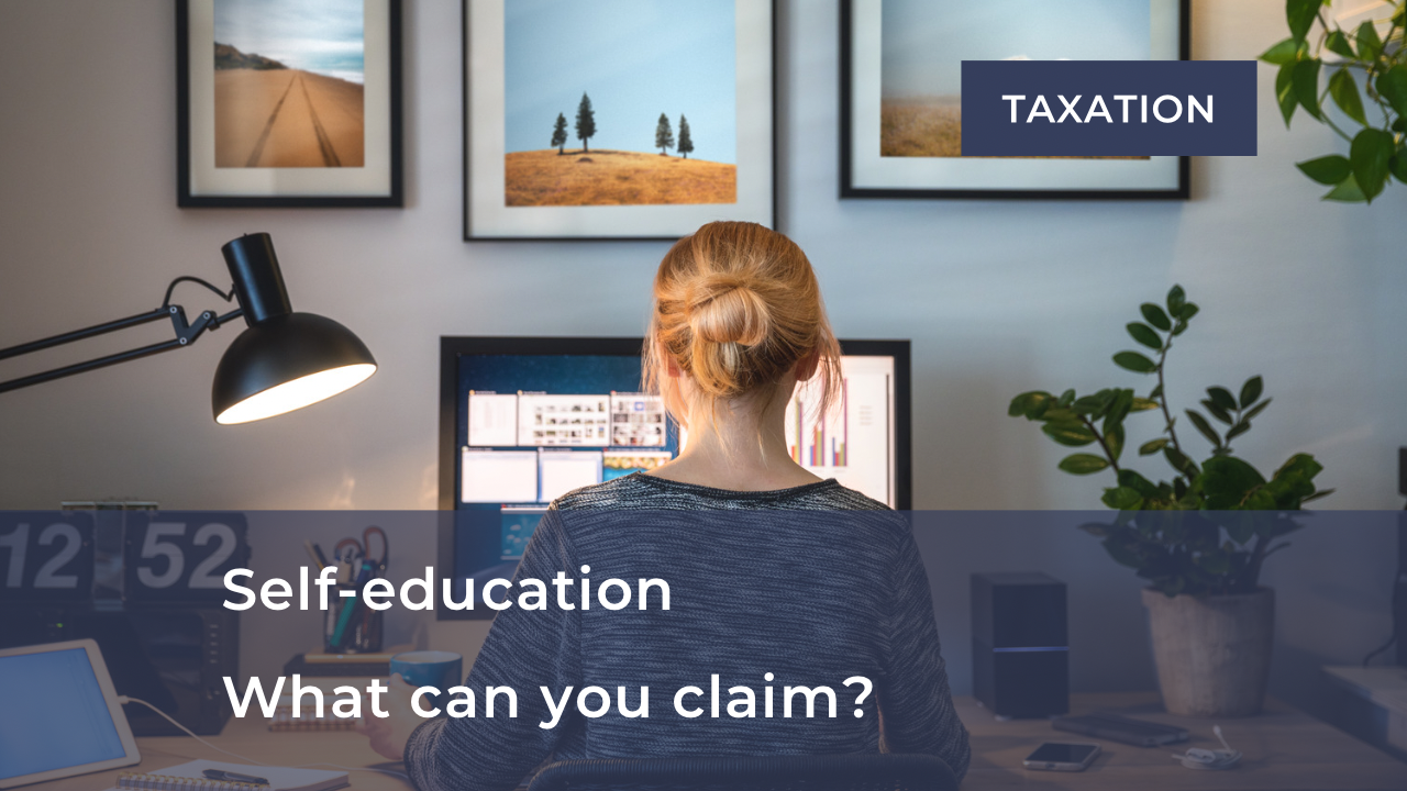      

 
   Self-education: What can you claim?  The ATO have released a new draft ruling on self-education expenses. We revisit the deductibility of self-education expenses and what you can and can’t claim.  If you undertake study that is connected 