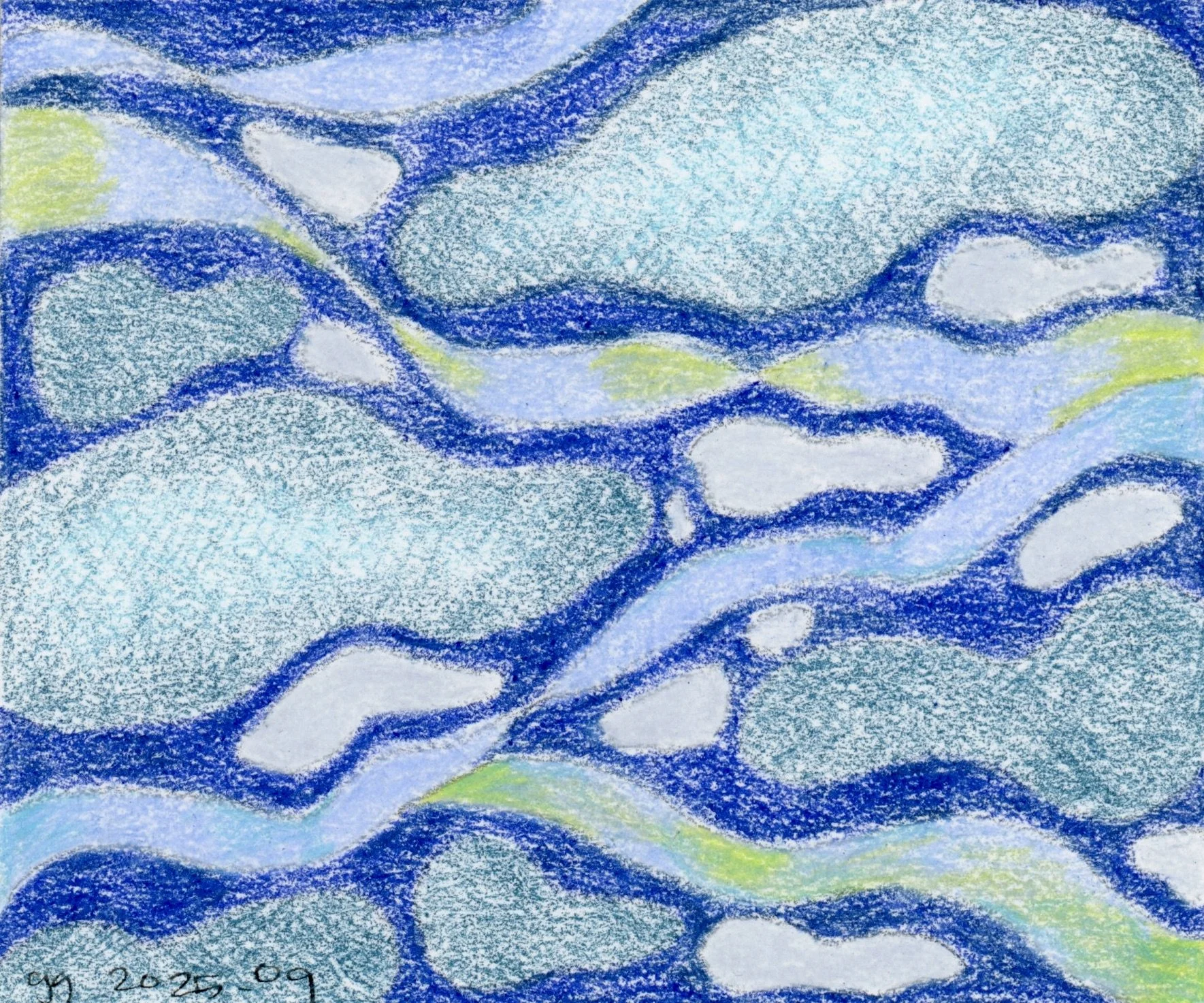 Color pencil - Water & Ice