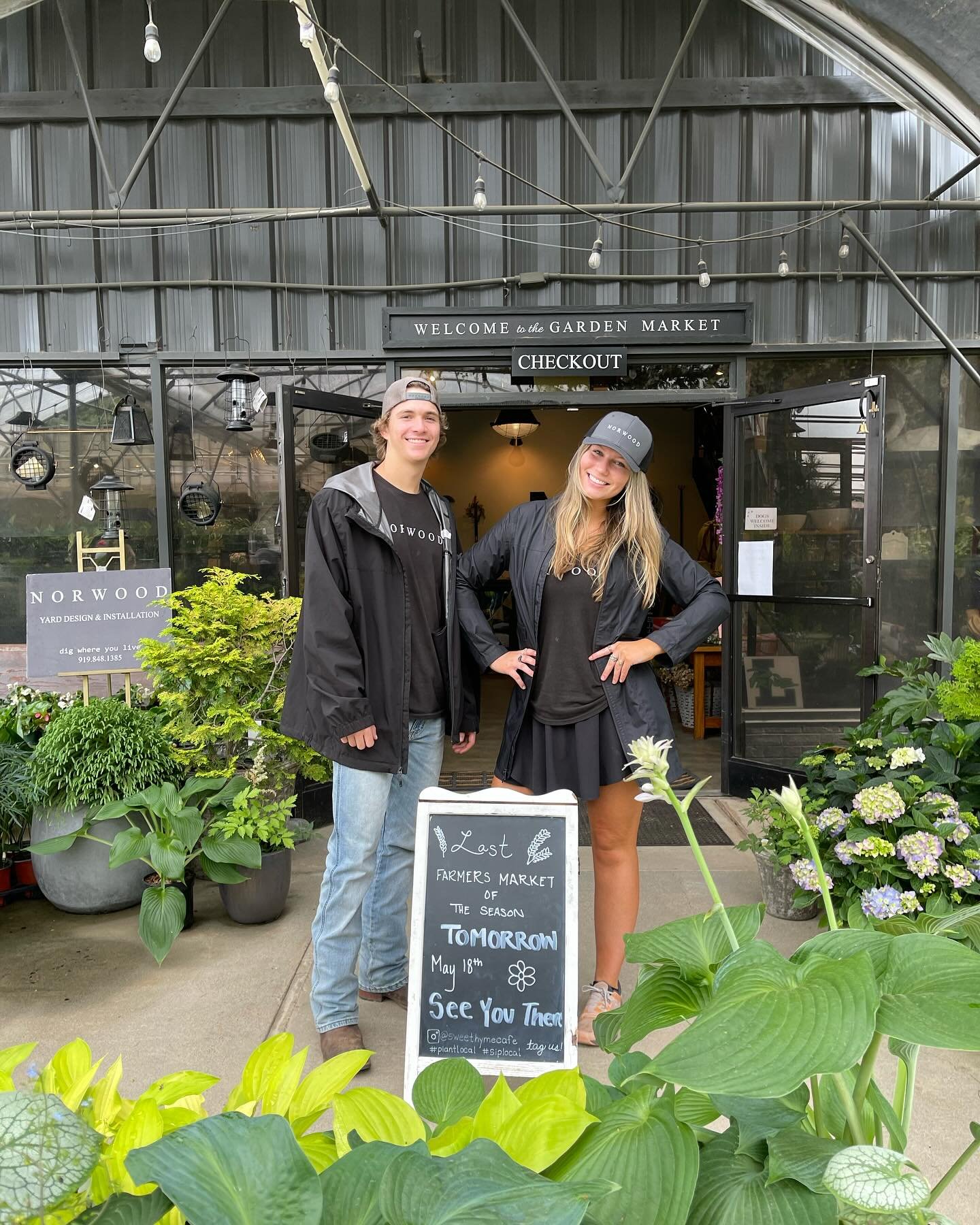 FLASH RAINY DAY SALE ☔️

Saturday, May 18th!

Come check out our last Farmers Market &amp; mention this post at checkout to receive:

🌧️ 20% of ALL grasses
🌧️ 20% of Holly shrubs 
🌧️ 50% ALL vegetables 🥦 

Farmers Market from 9:00-2:00 with local